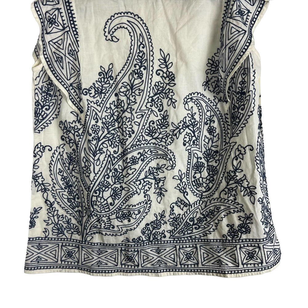 Abercrombie & Fitch Embroidered Blouse Size S - Picture 3 of 9